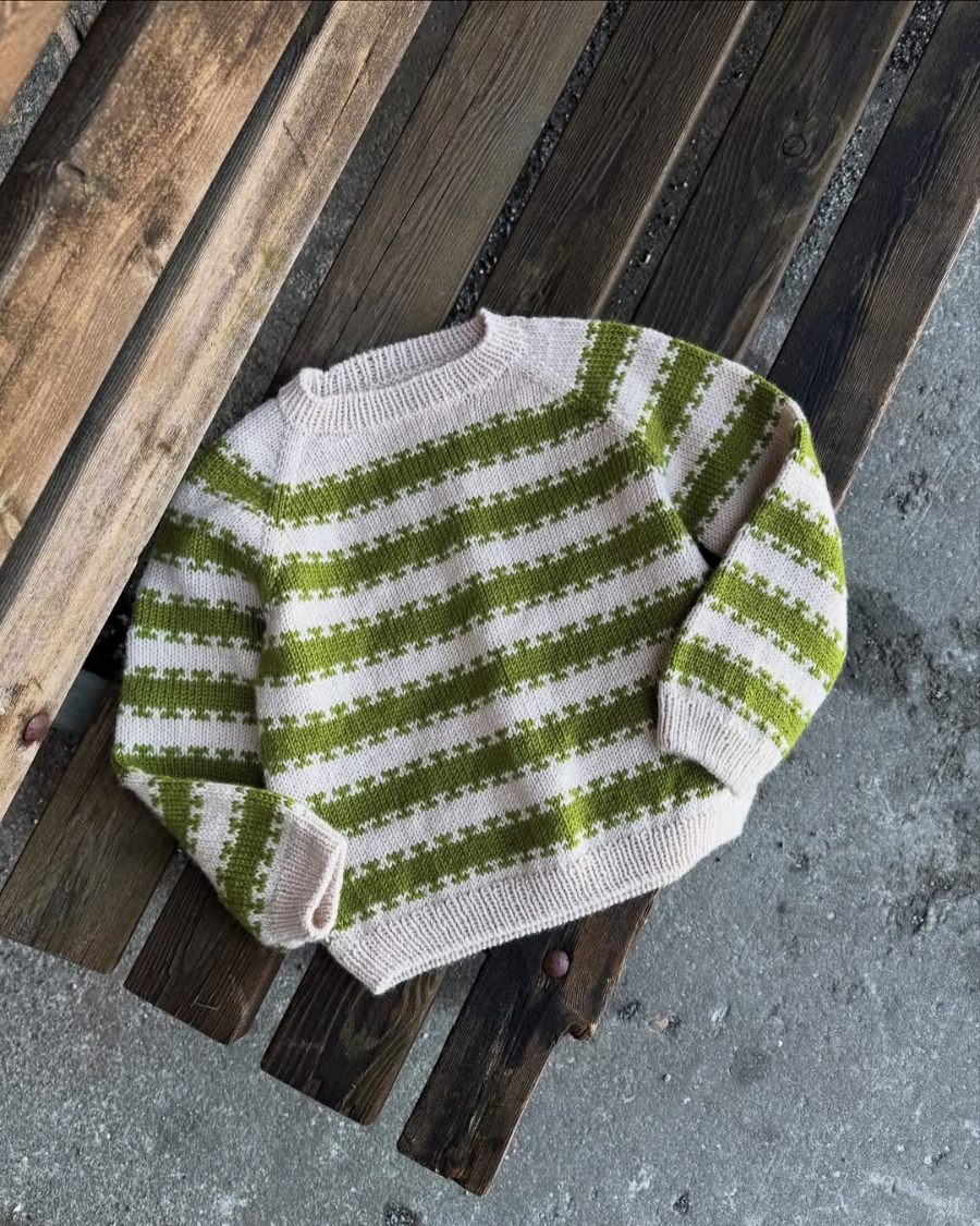 PetiteKnit Key sweater junior (1-12 år) (20m st 4) - 8