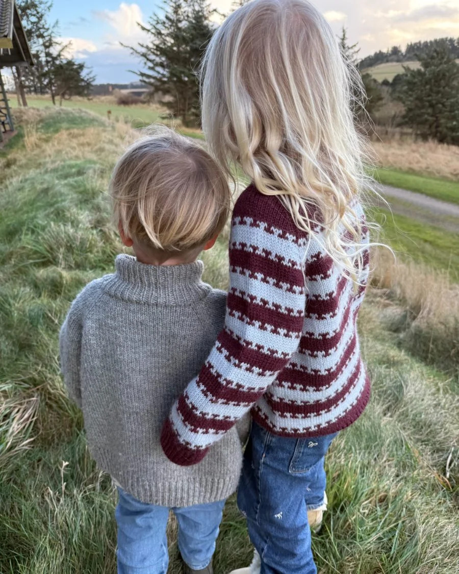 PetiteKnit Key sweater junior (1-12 år) (20m st 4) - 6
