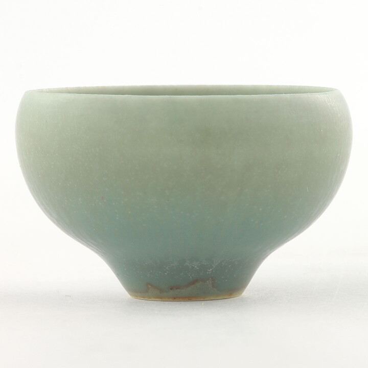 Berndt Friberg (1958) Unique Blue Haresfur Bowl 3,5 cm