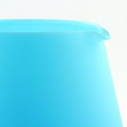 Anne Nilsson (Sorbet 1995) Frosty Light Blue Art Glass Pitcher 20/12 cm
