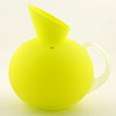 Anne Nilsson (Sorbet 1995) Frosty Yellow Art Glass Pitcher 25 cm