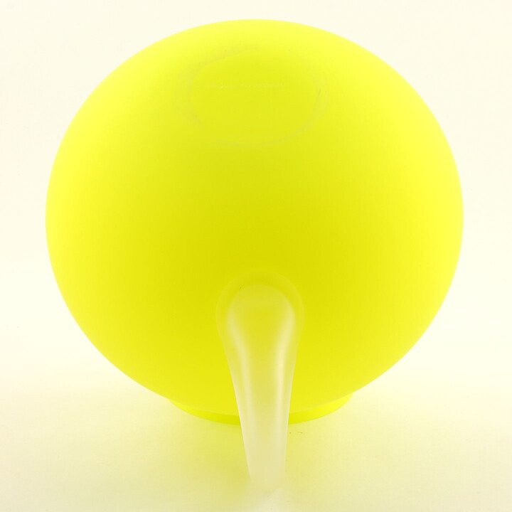 Anne Nilsson (Sorbet 1995) Frosty Yellow Art Glass Pitcher 25 cm