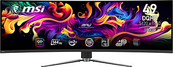 MSI MPG 491CQP QD-OLED 49" Gaming - 2 År Garanti Helt Ny Oanvänd - Original