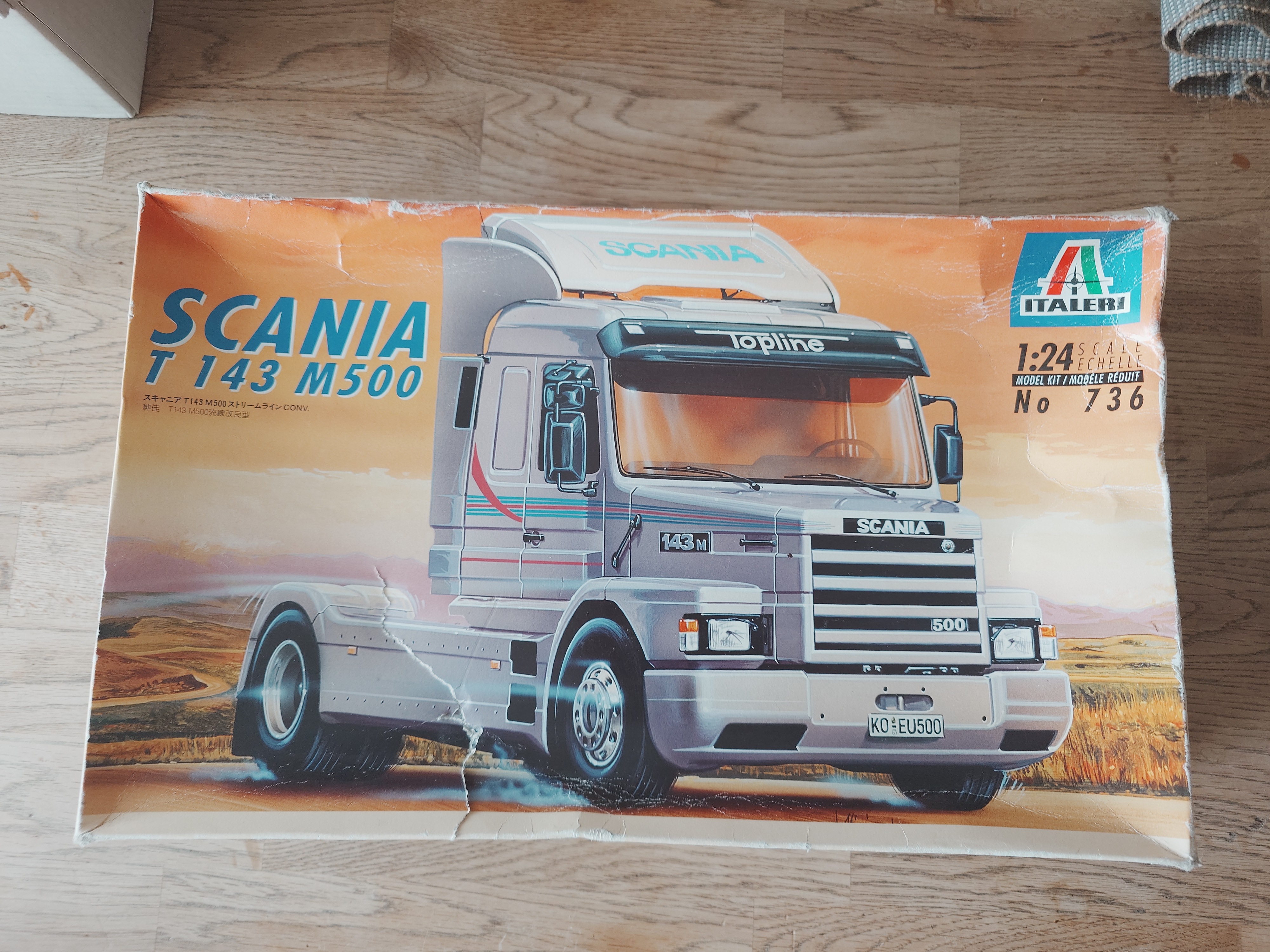 Italeri No 736 Scania T143 M 500 Complete kit