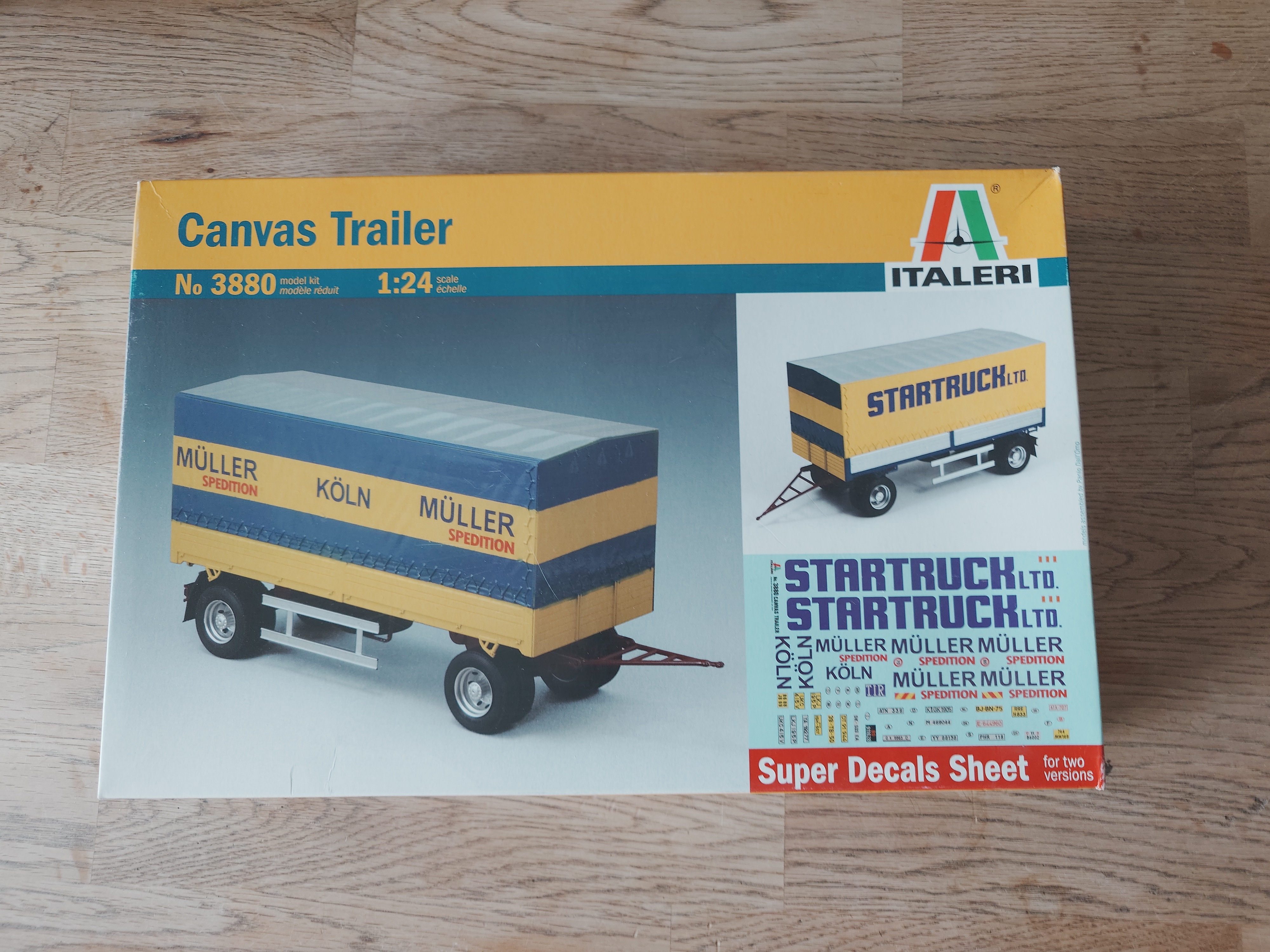 Italeri No 3880 Canvas Trailer