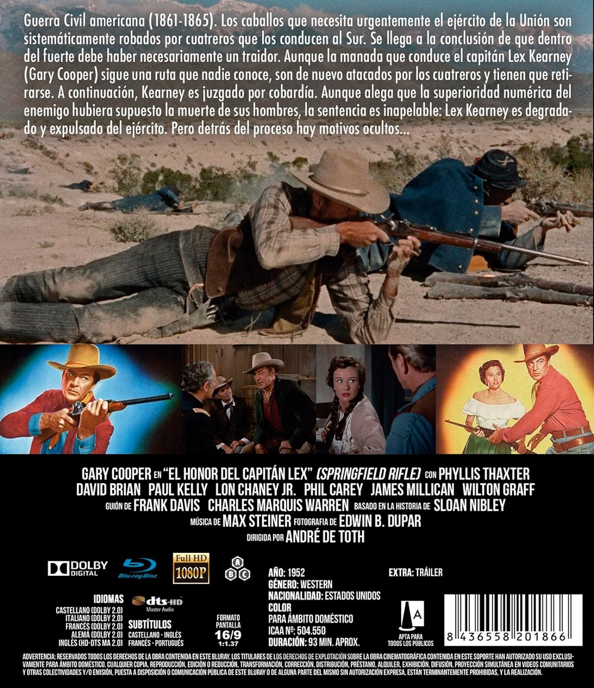 Springfield Rifle (ej svensk text) (Blu-ray) - 2