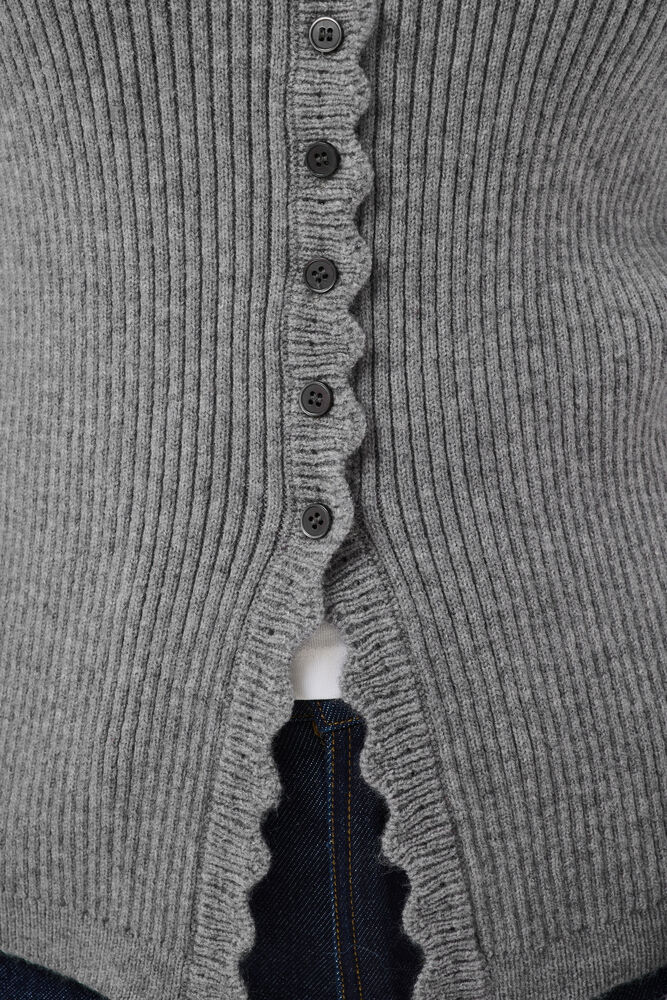 Saint Tropez Tristen Cardigan Mist Grey Melange - 6