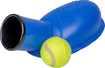Hundleksak Companion Tennisbollkastare Blå/Gul