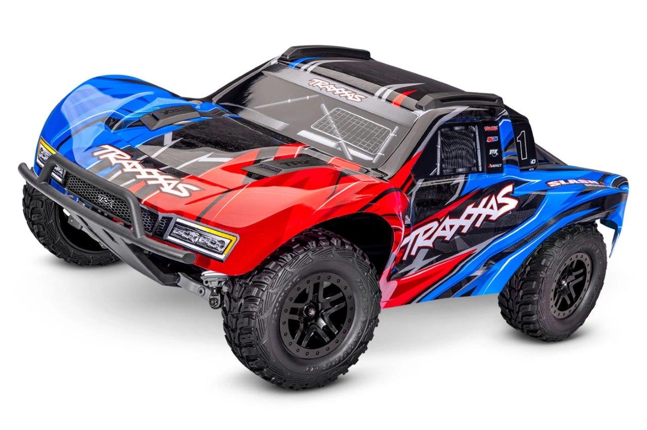 Traxxas Slash 4x4 1/10 HD VX3 BL 3S RTR Röd
