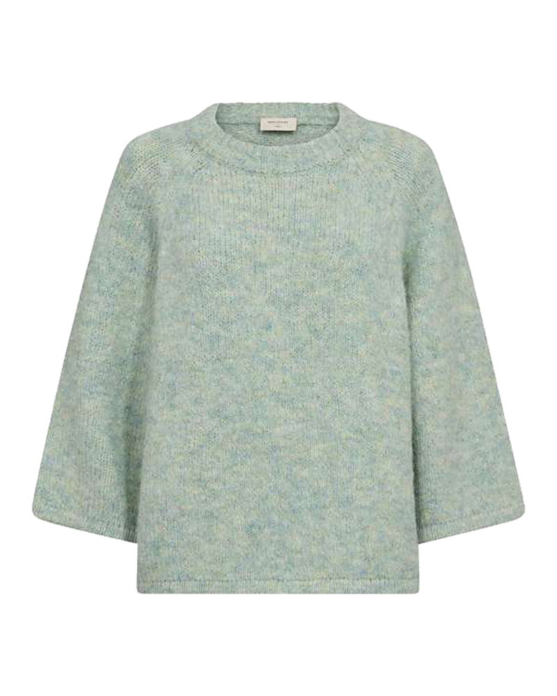 Jumper Lulu melerad ljusgrön/blå