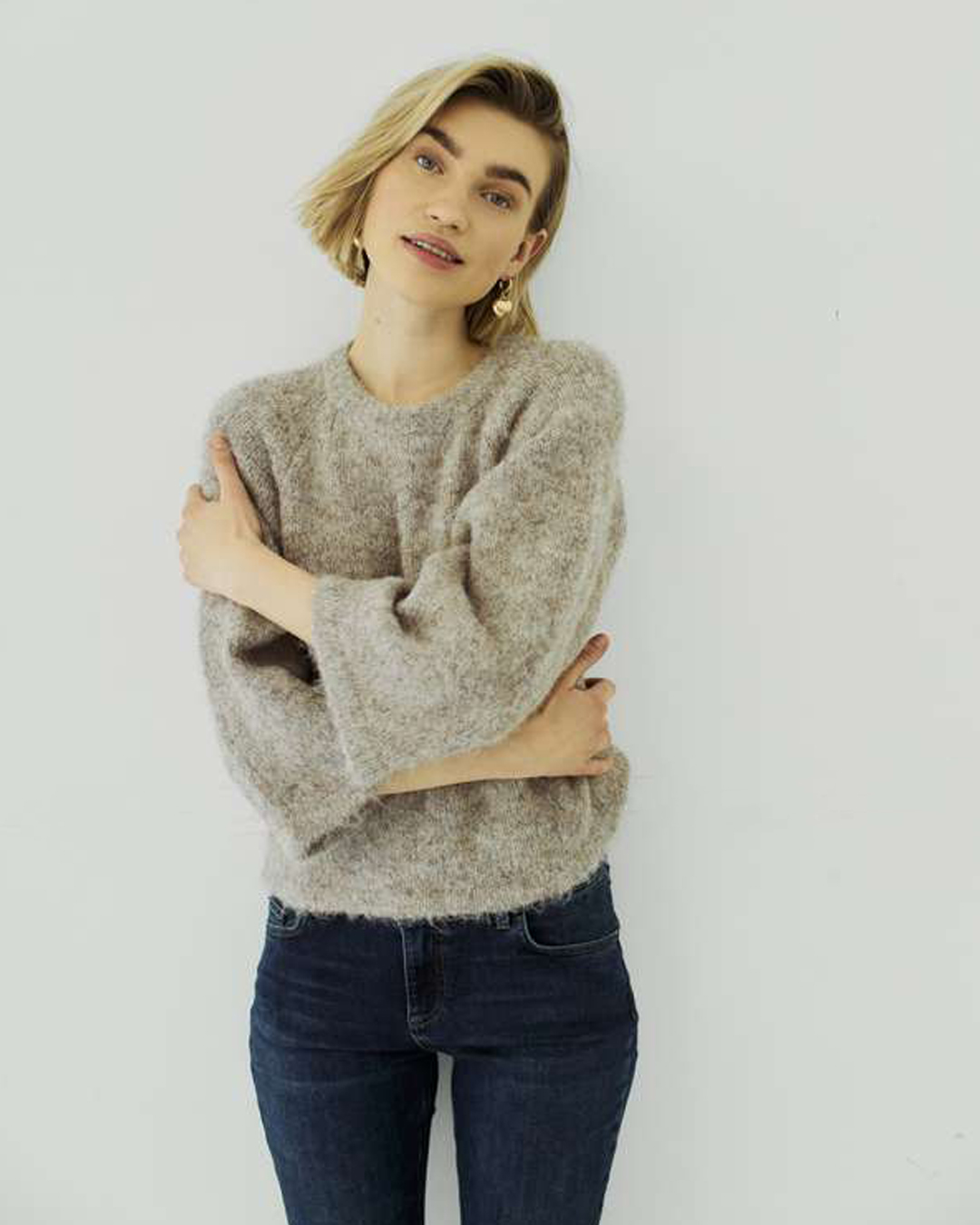 Jumper Lulu melerad mullvad - 3
