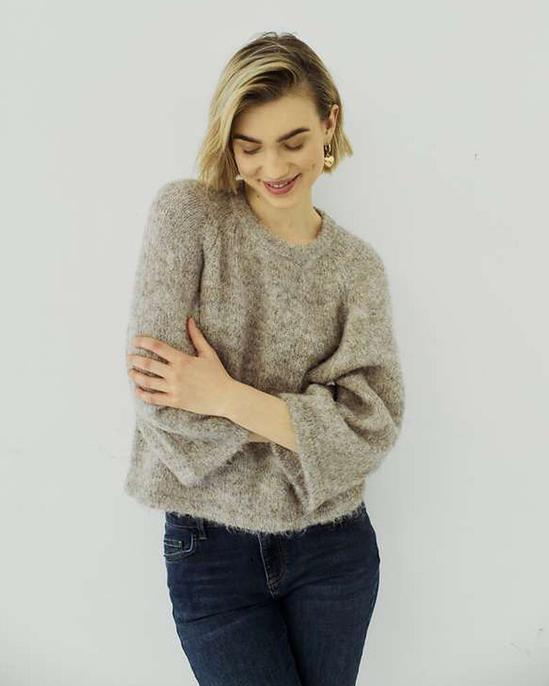 Jumper Lulu melerad mullvad