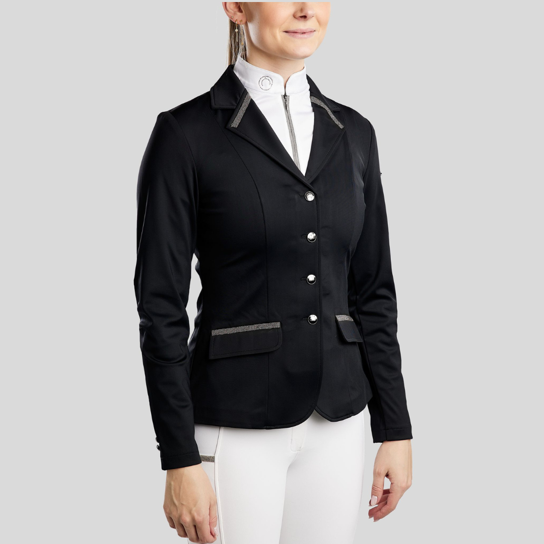 MONTAR MOGLORIA COMPETITION JACKET GUN METAL CAVIAR TAPE - BLACK