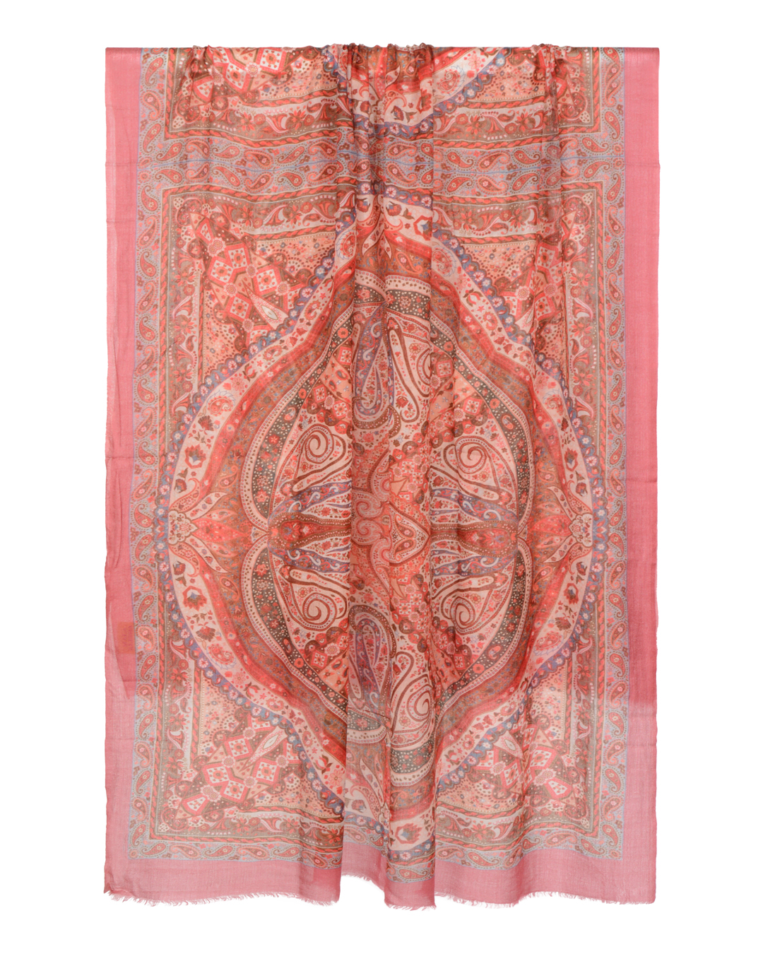 Ullsjal Azura mönstrad rosa - 6
