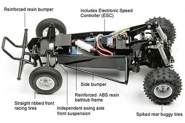 Tamiya 58336 1/10 R/C The Hornet - 4