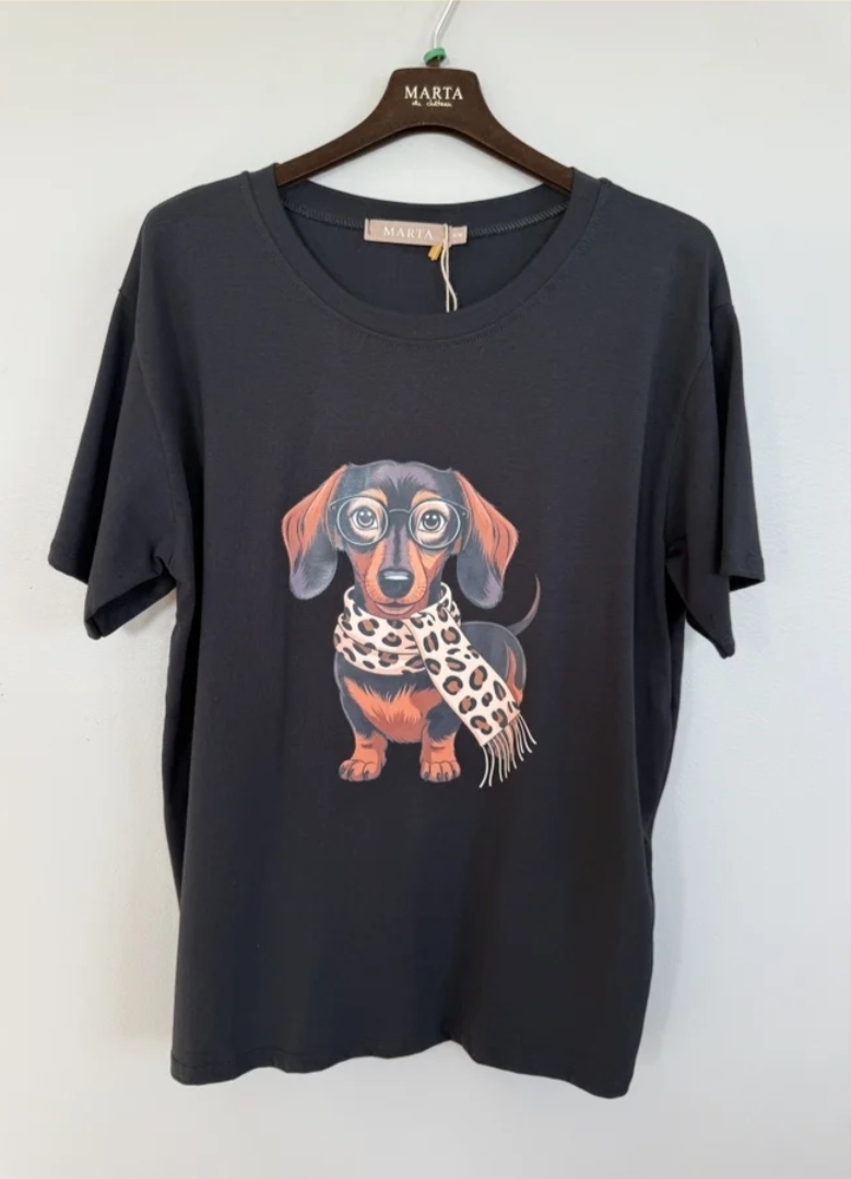 Marta- Tshirt tax svart