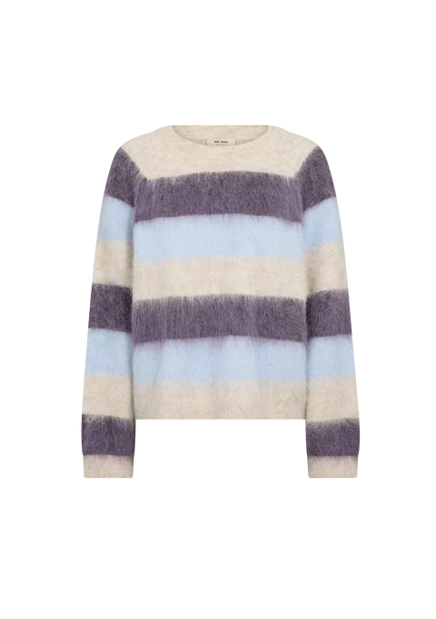 MMSuvi Stripe Knit - Sweet Grape - Mos Mosh - 5