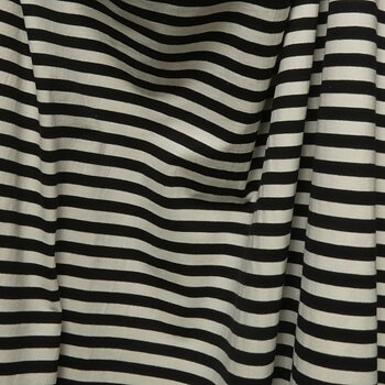 Single jersey bredrandig offwhite svart 
