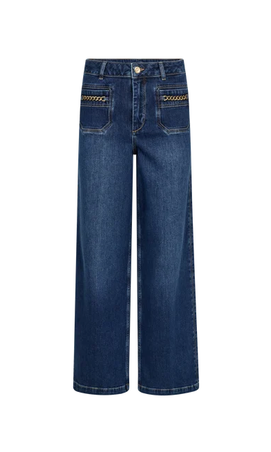 MMColette Sernora Jeans - Dark Blue - Mos Mosh - 3