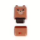 Deco roller stamp, Teddy bear 