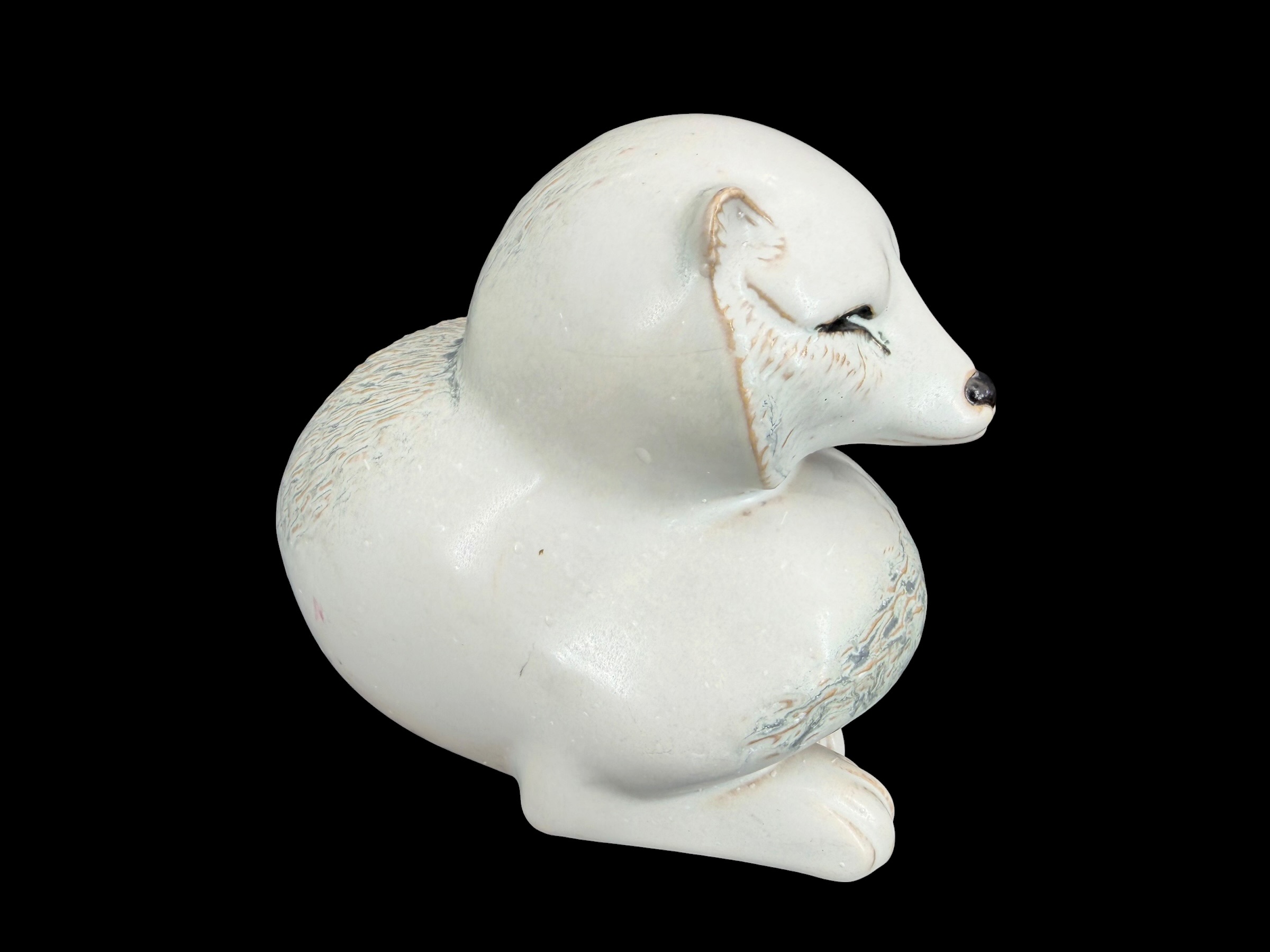 Gustavsberg “Arctic Fox” from the “Swedish Animals” series by Paul Hoff. - 4