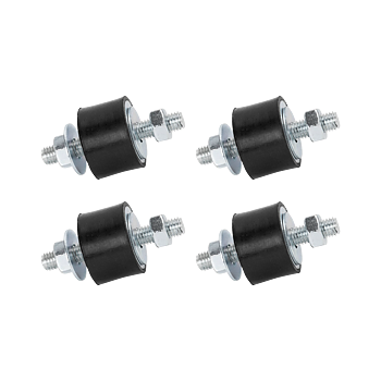 Ambista Cylindriska Vibrationsdämpare 40x40 mm, 4 st i setet