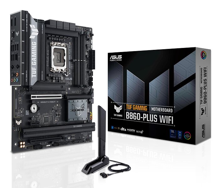 Asus TUF GAMING B860-PLUS WIFI - 2 År Garanti Helt Ny Oanvänd - Original