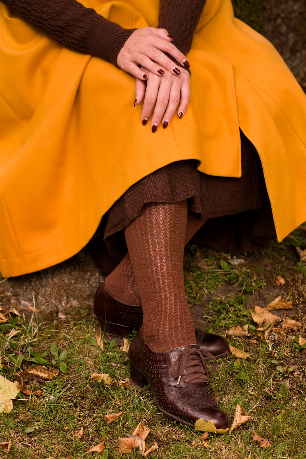 Ribbed Wool Knee-highs - 4