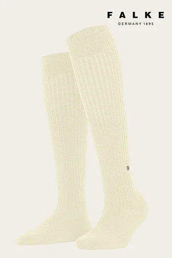Ribbed Wool Knee-highs