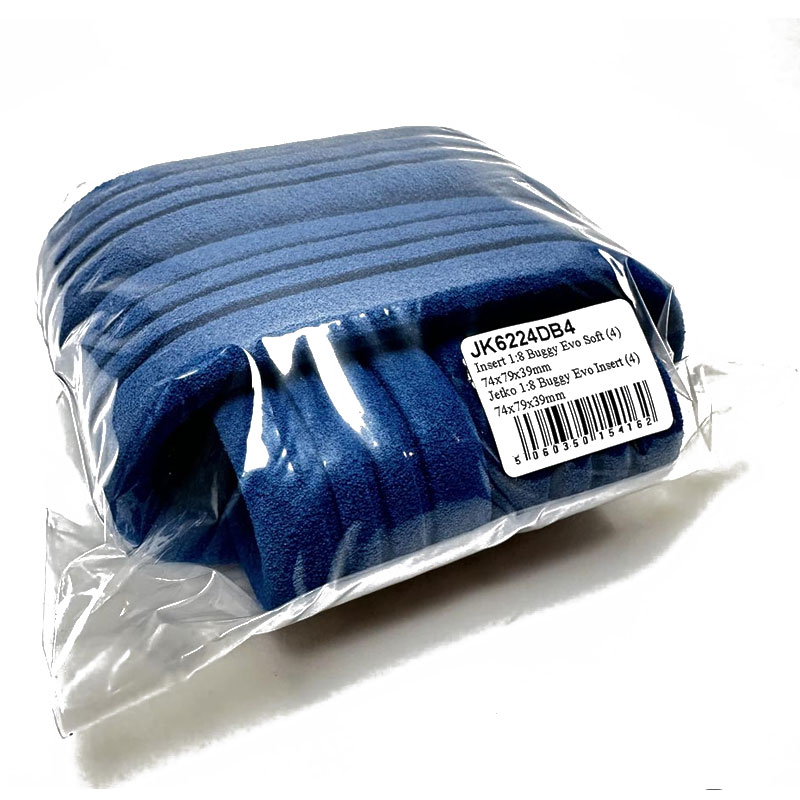 JETKO - Closed Cell Inserts to Tires, BLUE, 1/8 Off Road, 2pairs