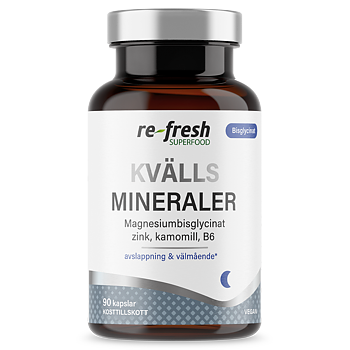 Kvällsmineraler Re-fresh Superfood 90 kapslar