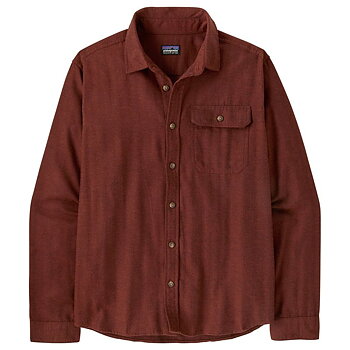 Patagonia M's L/S LW Fjord Flannel Shirt - Rusty Red
