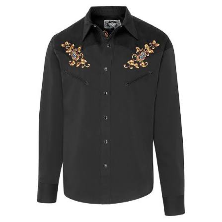 Hogan  western skjorta svart - 2