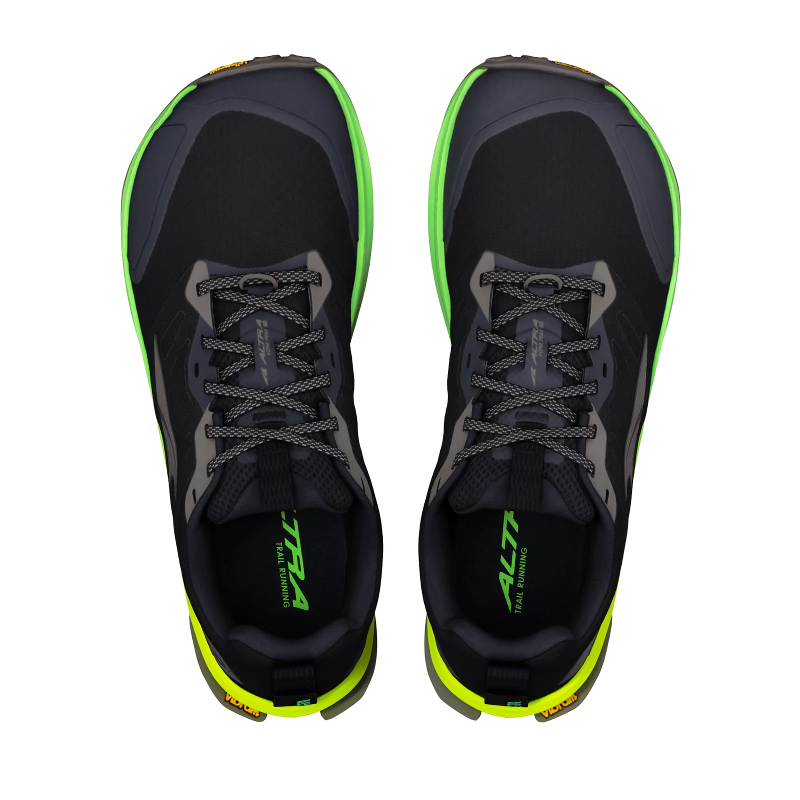 Men's Lone Peak 9+ - Black/Dark Gull Gray/Green Gecko - 3