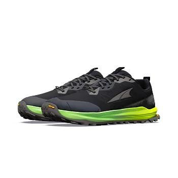 Men's Lone Peak 9+ - Black/Dark Gull Gray/Green Gecko