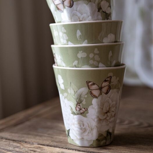 Mugg Hortensia & Butterflies - Melanim - 3