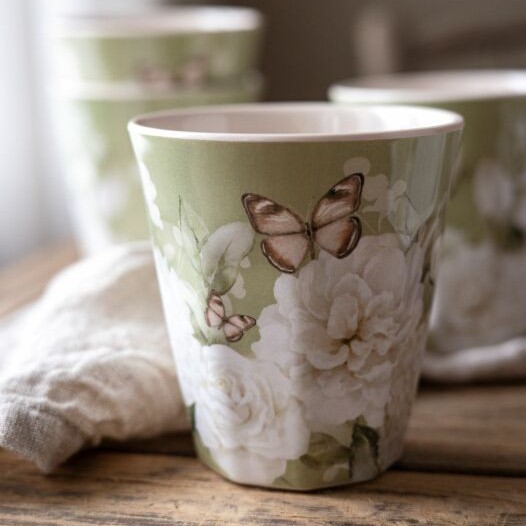 Mugg Hortensia & Butterflies - Melanim
