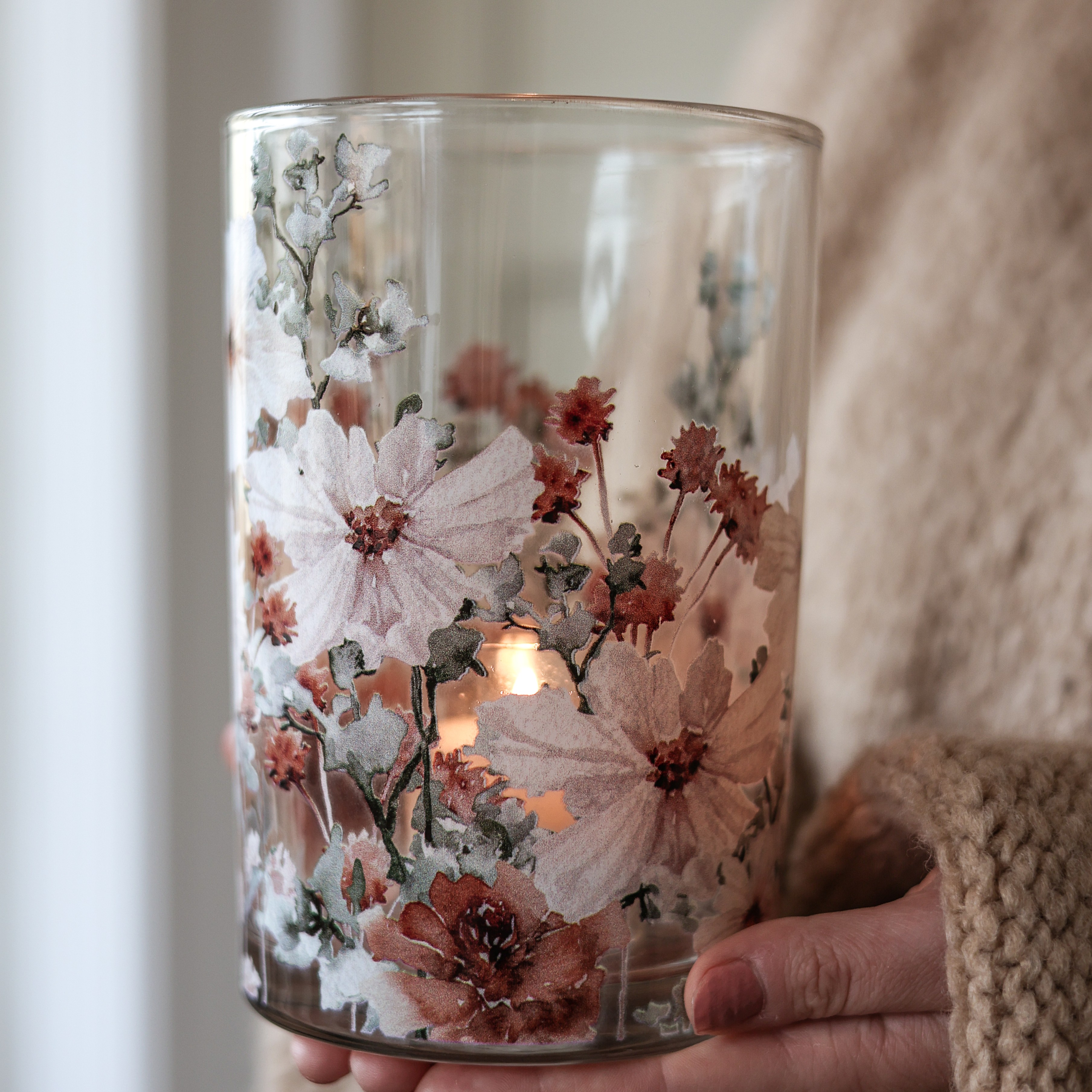 Lykta Autumn Anemone - Stor