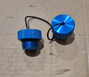 Male DIN Dust Cap  för dubbelpaket