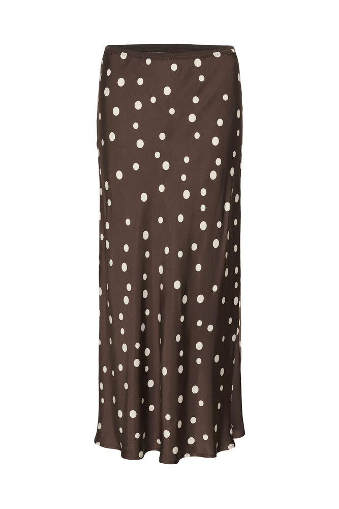 Culture Dotty Berna Skirt Brown/Whitecap Dot - 5