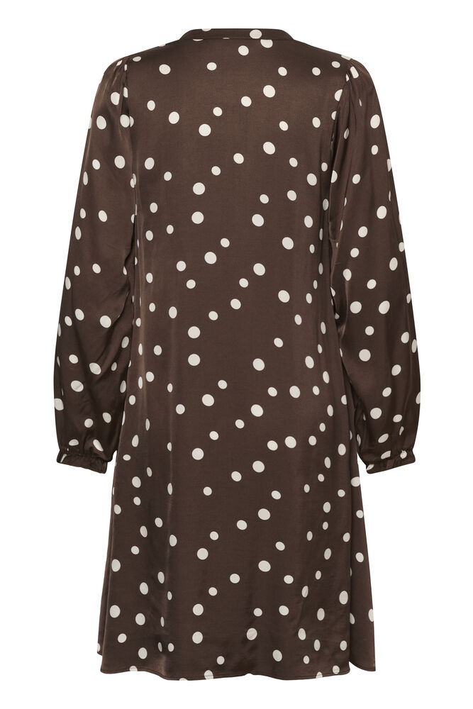 Culture Dotty Berna Dress Brown/Whitecap - 3