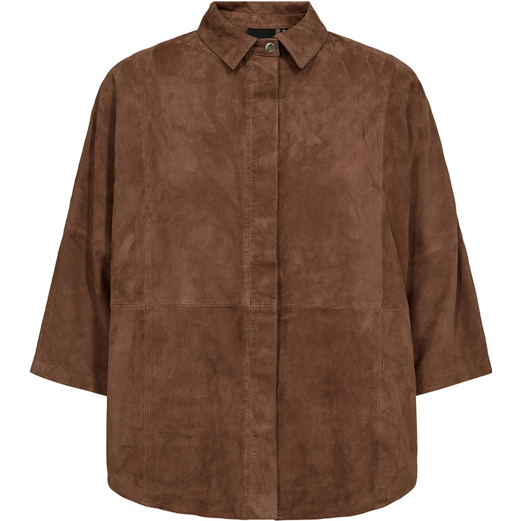 Depeche - Tenna Dep Mocca Shirt Wood - 2