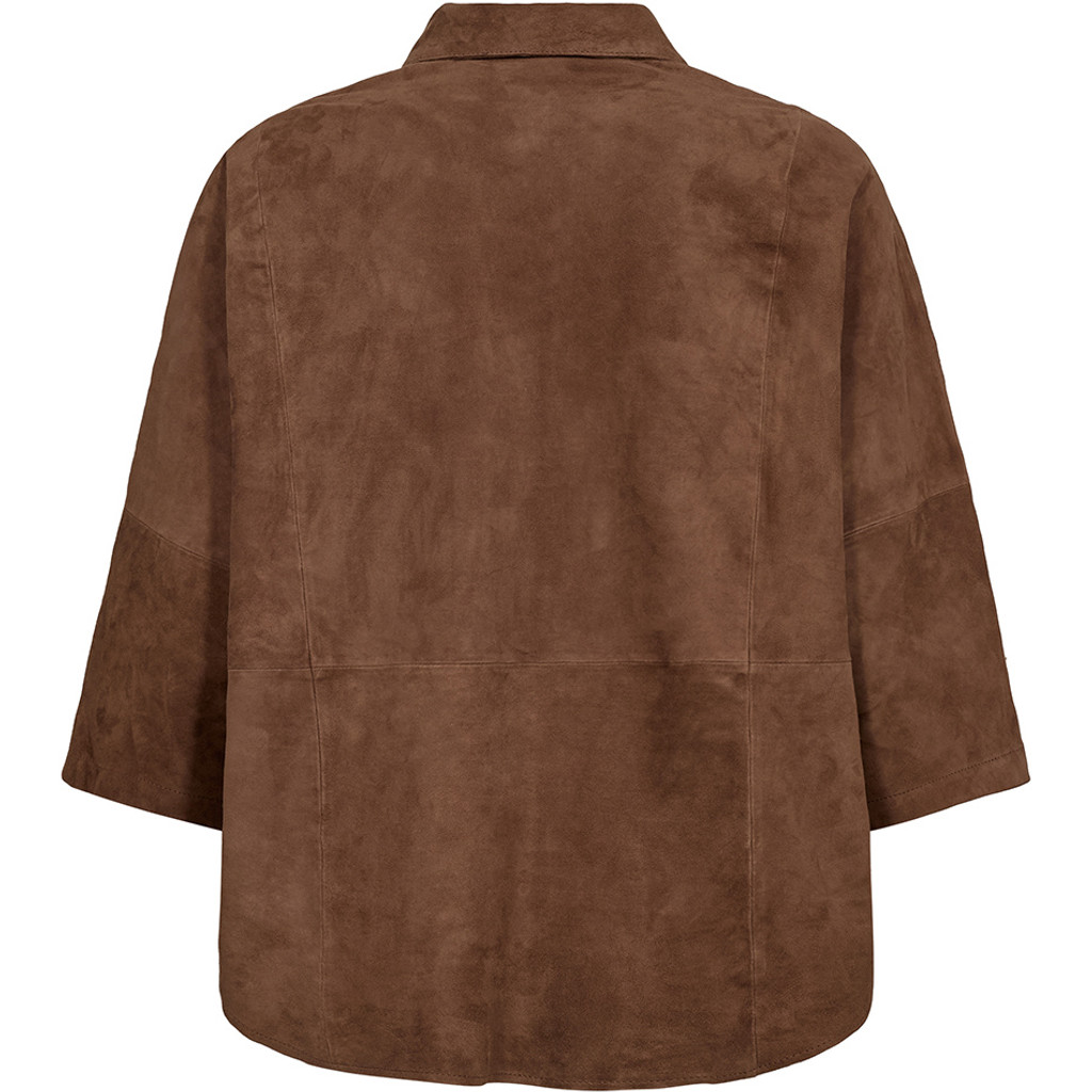 Depeche - Tenna Dep Mocca Shirt Wood - 3