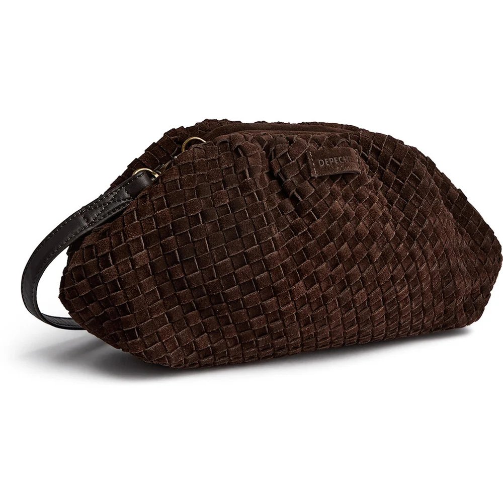 Depeche - Berlin Braided Clutch Chocolate - 2