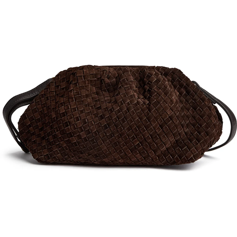 Depeche - Berlin Braided Clutch Chocolate