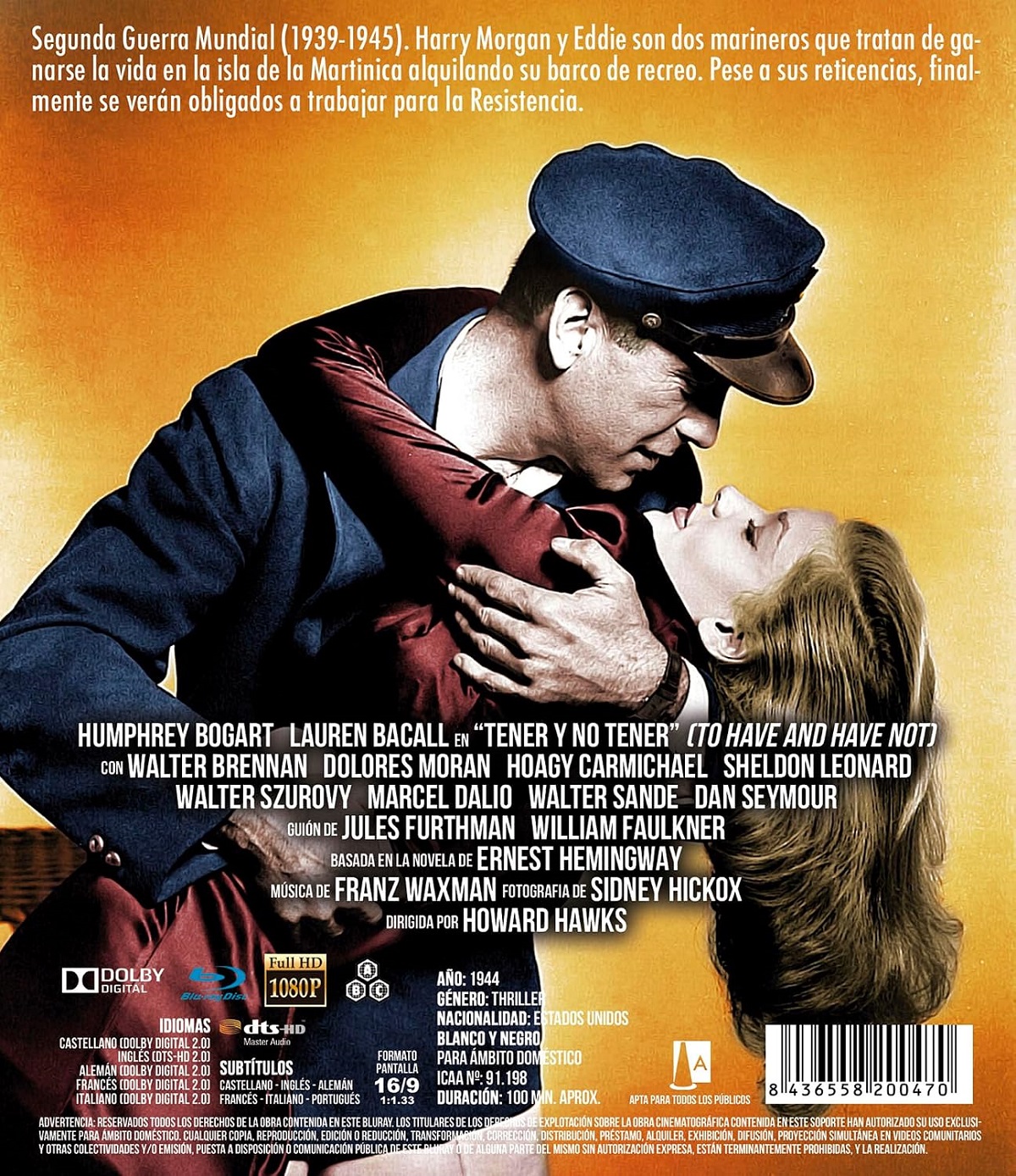 To Have And Have Not (ej svensk text) (Blu-ray) - 2