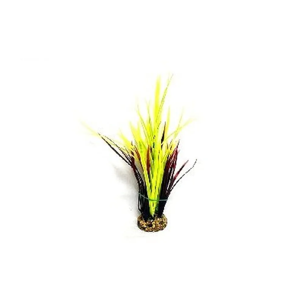Classic Aquatic Grass Plant Yellow/red 60x60x280mm