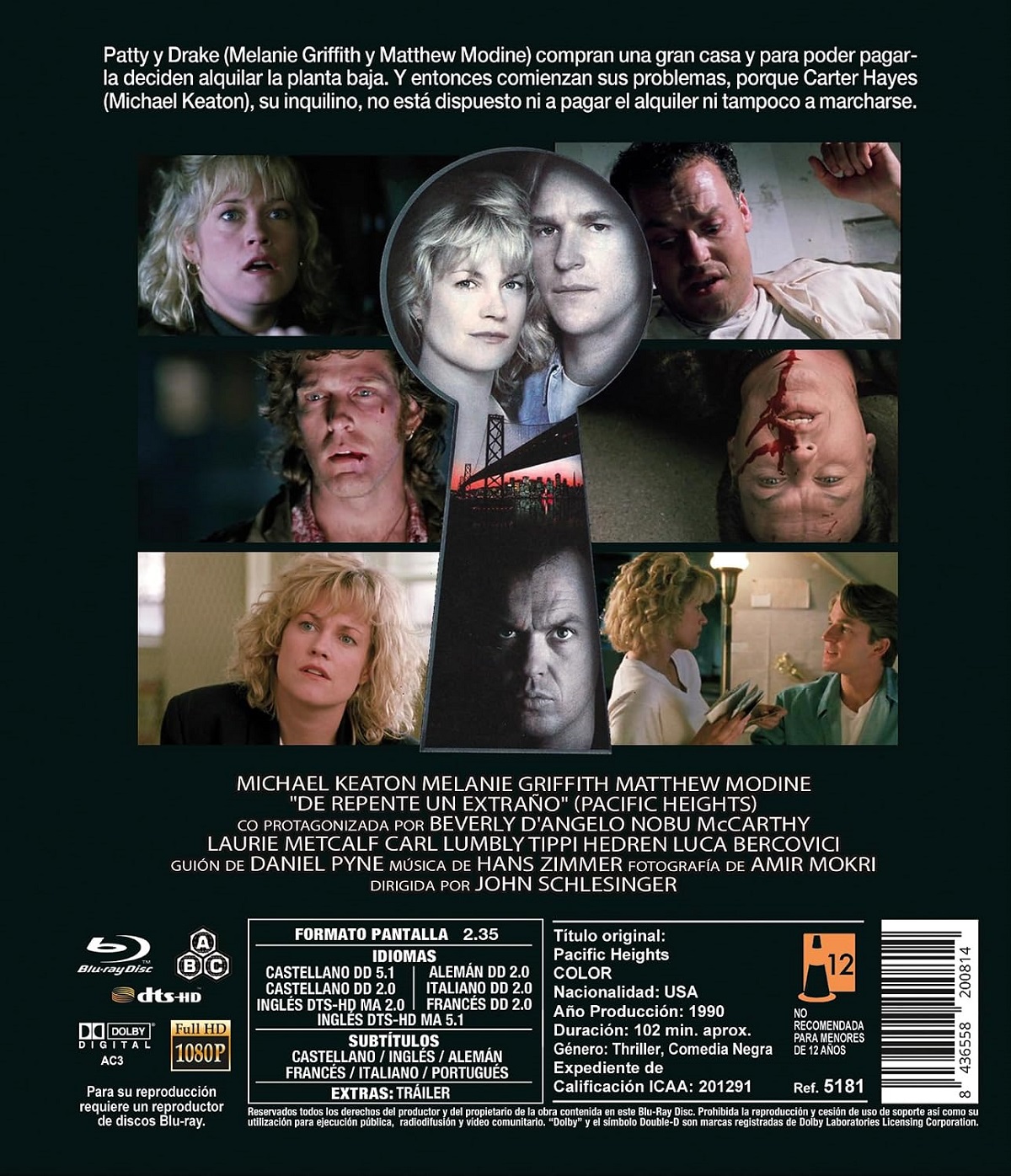 Pacific Heights (ej svensk text) (Blu-ray) - 2