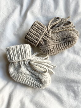 Indiblomst Briskeby slippers (prematur-18 mån) (17 m st 5)