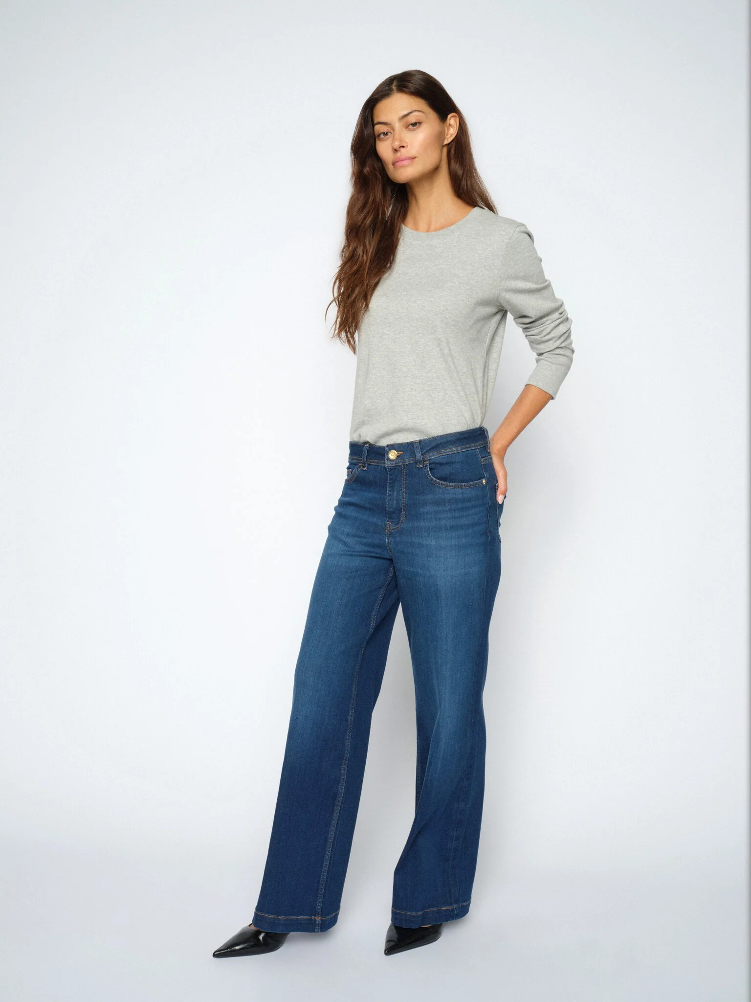 MMDara Deluxe Jeans L32 - Blue - Mos Mosh